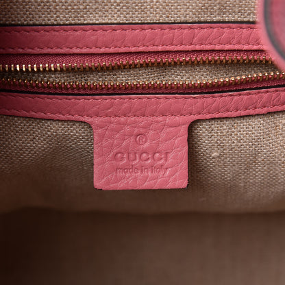 Gucci GG Monogram Calfskin Bucket Bag Pink 6 of 10