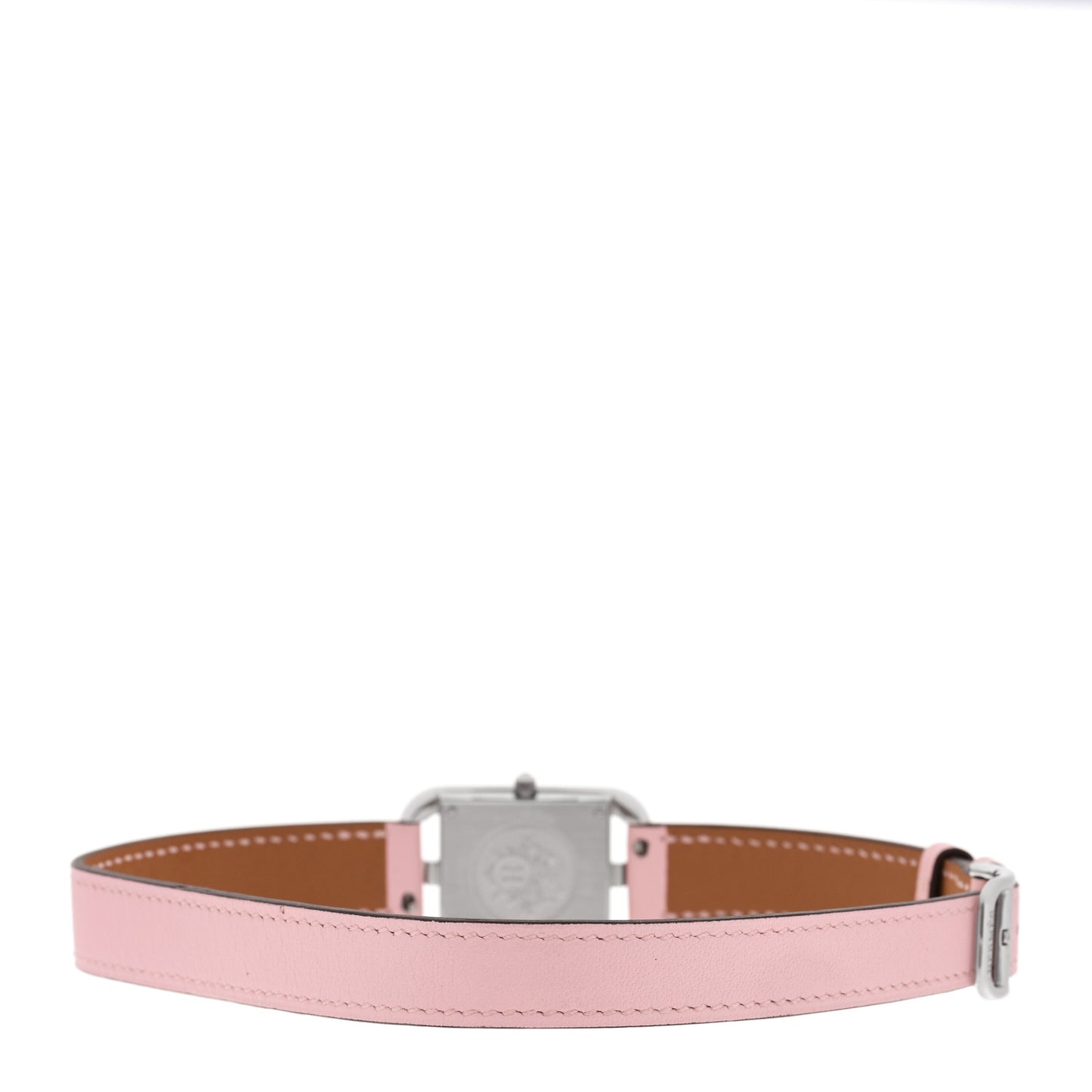Stainless Steel Swift Diamond Pink Sapphire Mother of Pearl 23mm Cape Cod Double Tour Quartz Watch Rose Sakura