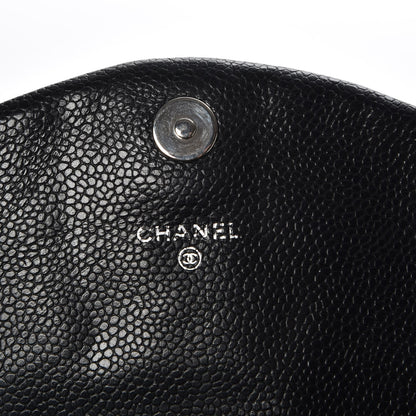 Chanel Caviar Half Moon Wallet On Chain WOC Black 6 of 9
