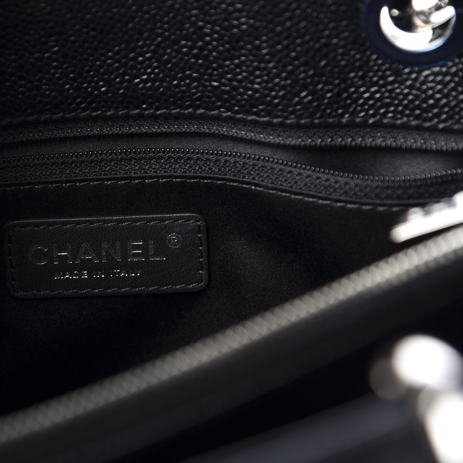 Chanel Caviar Quilted Grand Shopping Tote GST Black 8 of 11