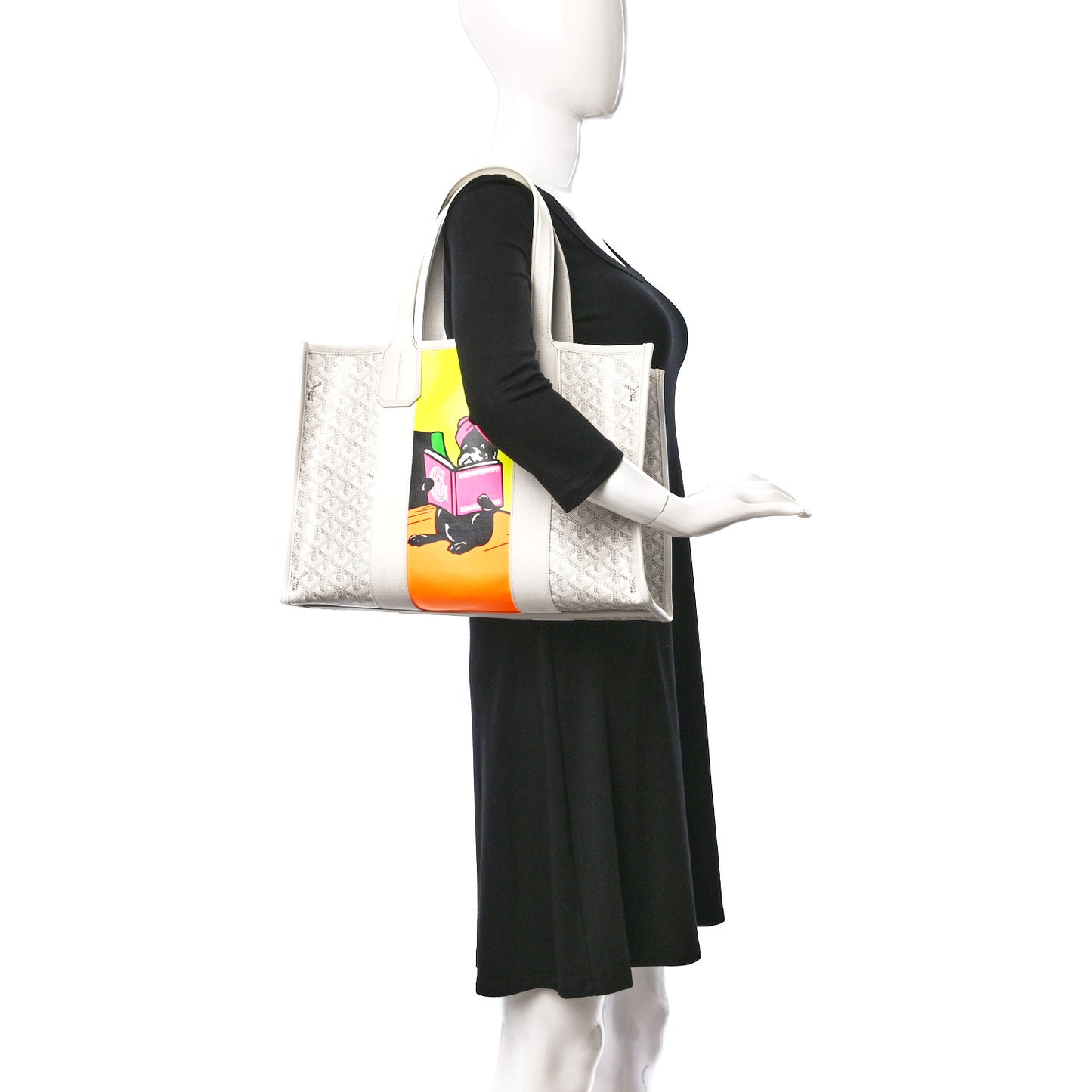 Goyardine Villette Tote White