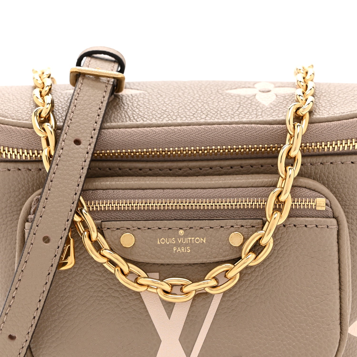Louis Vuitton Empreinte Mini Bumbag Tourterelle Cream 7 of 9