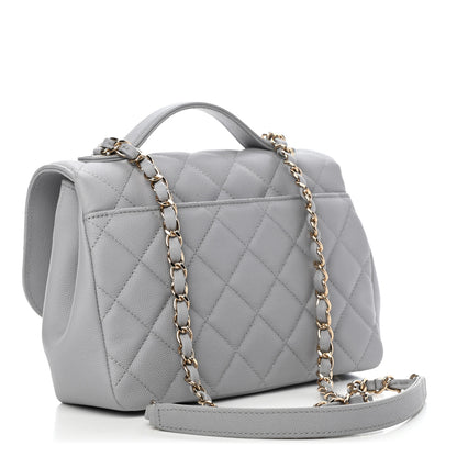 Chanel Caviar Quilted Medium Business Affinity Flap Grey 2 of 6