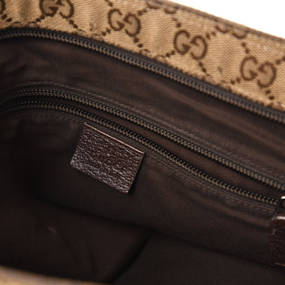 Gucci Monogram Web Medium Flat Messenger Bag Brown 8 of 11