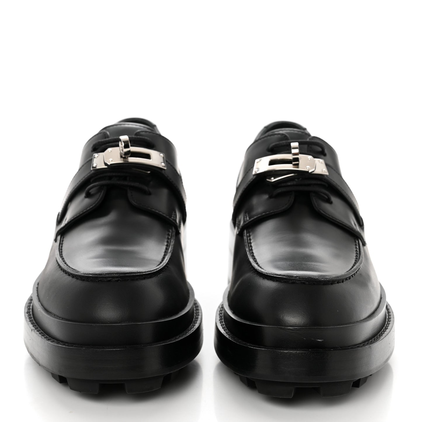 Glossed Calfskin First Oxford 37.5 Black