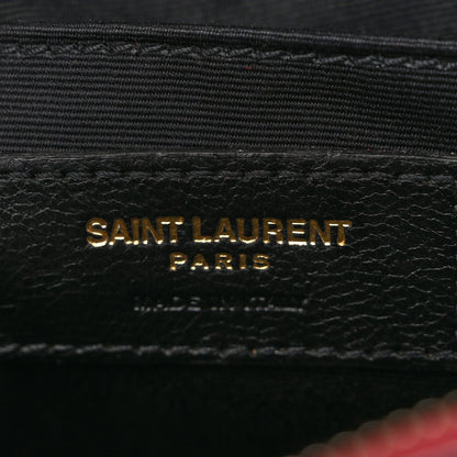 Saint Laurent Calfskin Matelasse Monogram Lou Camera Bag Rouge Eros 8 of 17