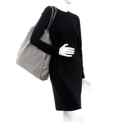 Stella McCartney Shaggy Deer Big Falabella Tote Grey 2 of 9
