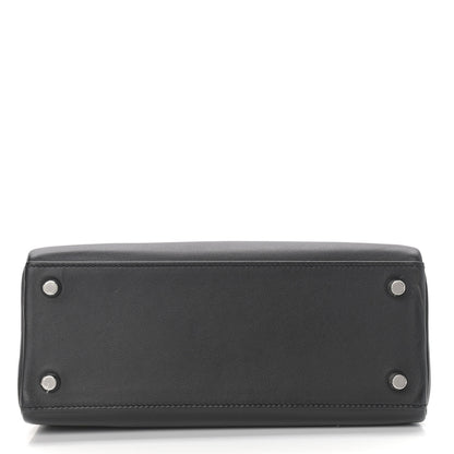 Hermes Swift Kelly Retourne 25 Black 6 of 35