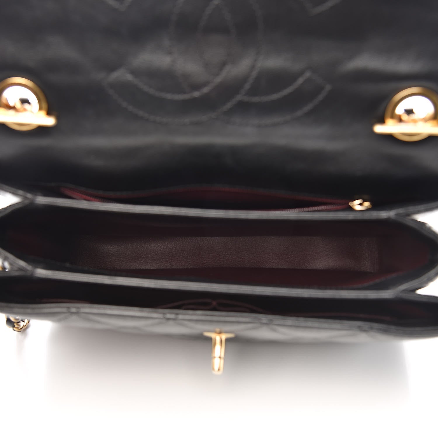 Chanel Lambskin Quilted Small Trendy CC Dual Handle Flap Bag Black 5 of 16