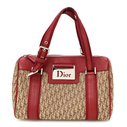 Christian Dior Monogram Street Chic Boston Red Beige 1 of 10