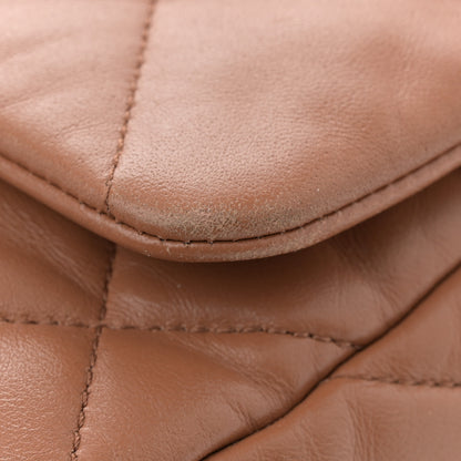 Chanel Lambskin Quilted Medium Chanel 19 Flap Brown 12 of 13