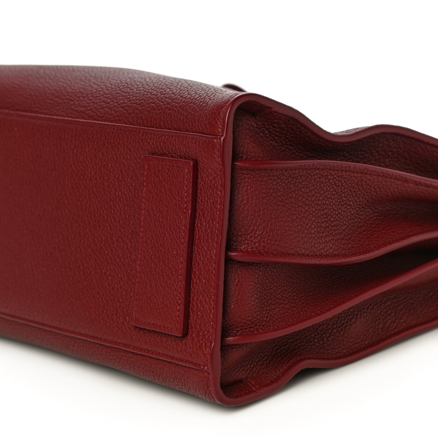 Grained Calfskin Small Supple Sac De Jour Dark Pallisandre