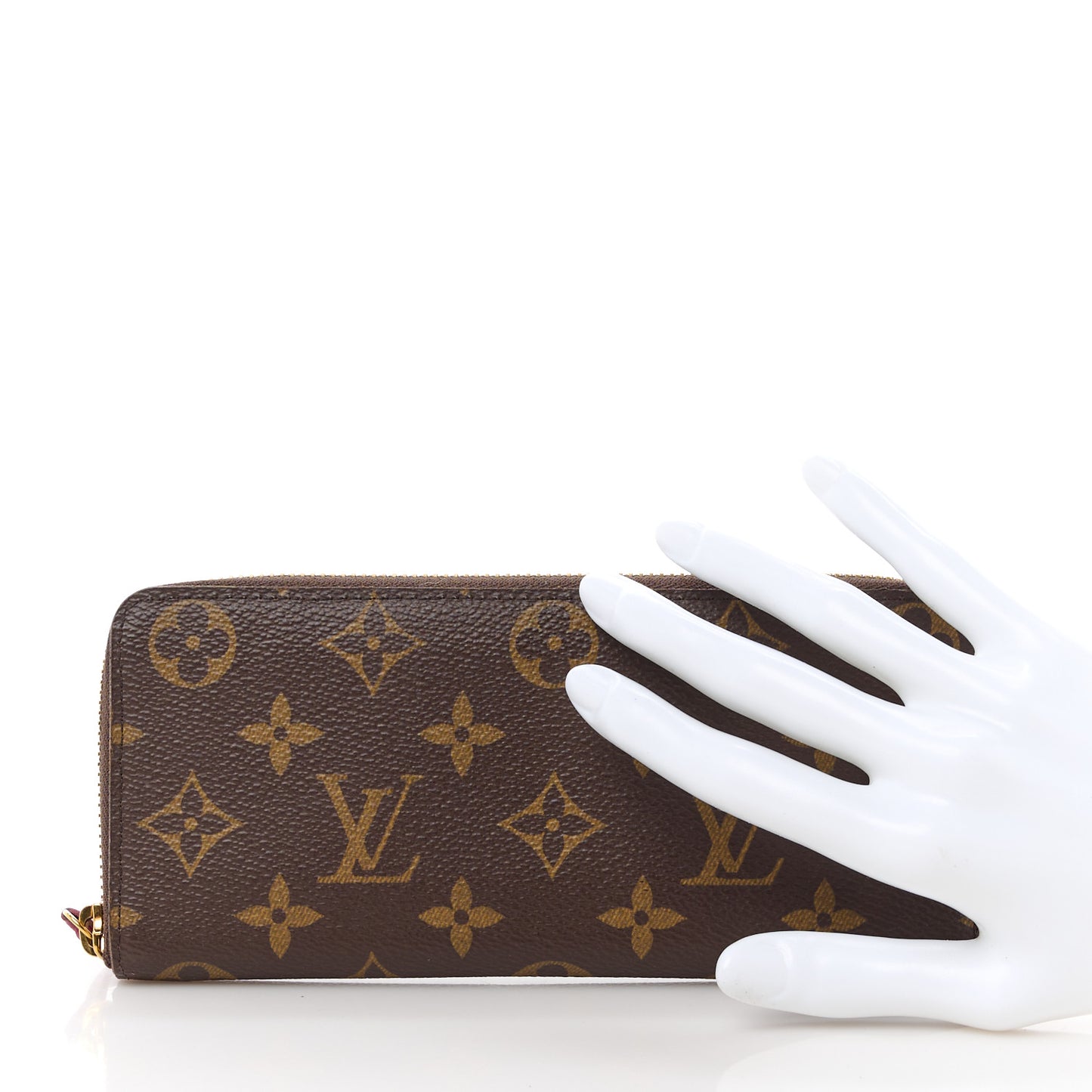 Monogram Clemence Wallet Fuchsia