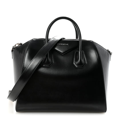 Givenchy Shiny Lord Calfskin Medium Antigona Black 1 of 9