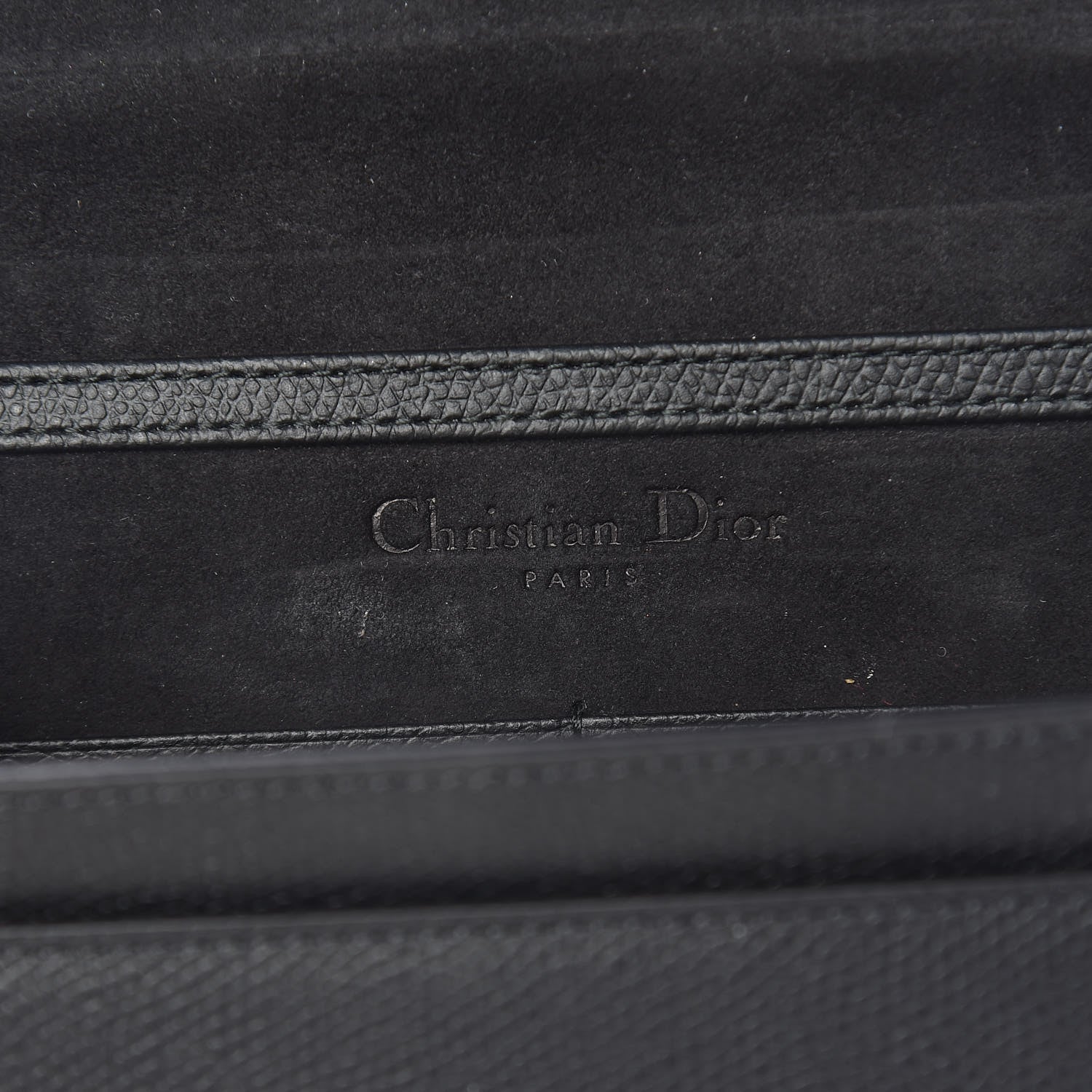 Christian Dior Calfskin 30 Montaigne 2 in 1 Pouch Black 6 of 12