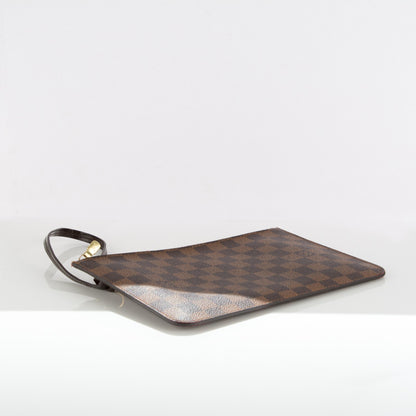 Louis Vuitton Damier Ebene Neverfull MM GM Pochette 4 of 9