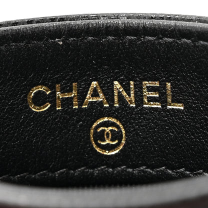 Chanel Caviar Quilted Crystal Card Holder Black 6 of 9