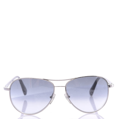 Louis Vuitton Monogram Conspiration Pilote Sunglasses Z0165U Argent 2 of 7