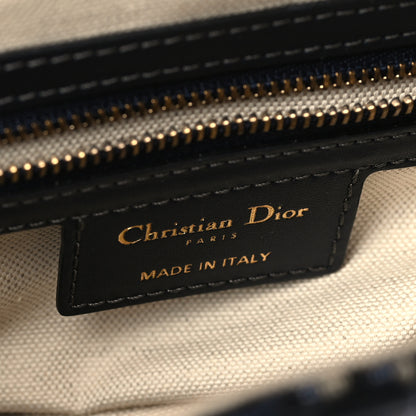 Christian Dior Oblique Saddle Bag Blue 6 of 9