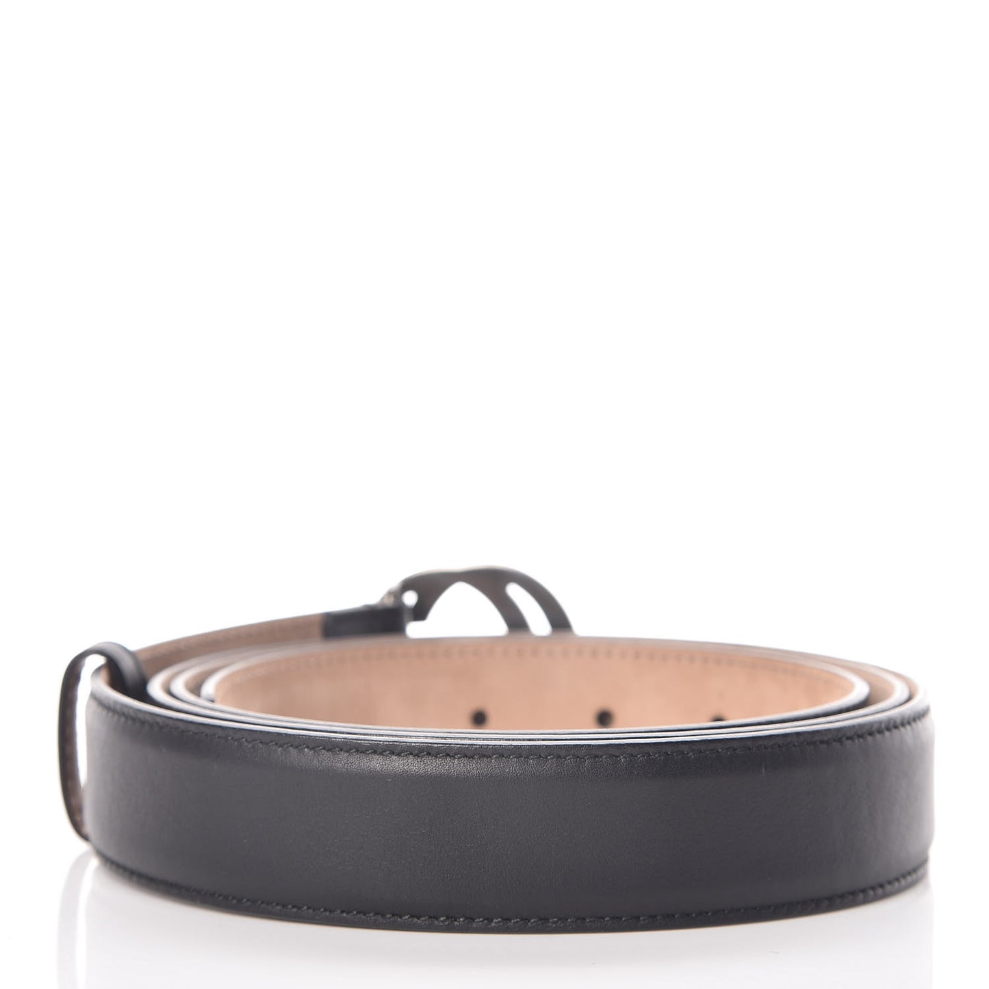 Calfskin Interlocking G Belt 120 48 Black