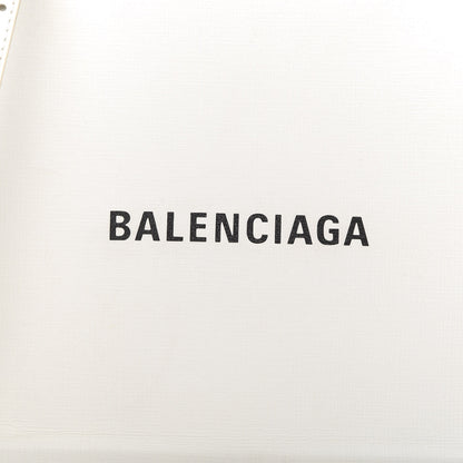 Balenciaga Calfskin Small Logo North South Shopping Tote White 9 of 10