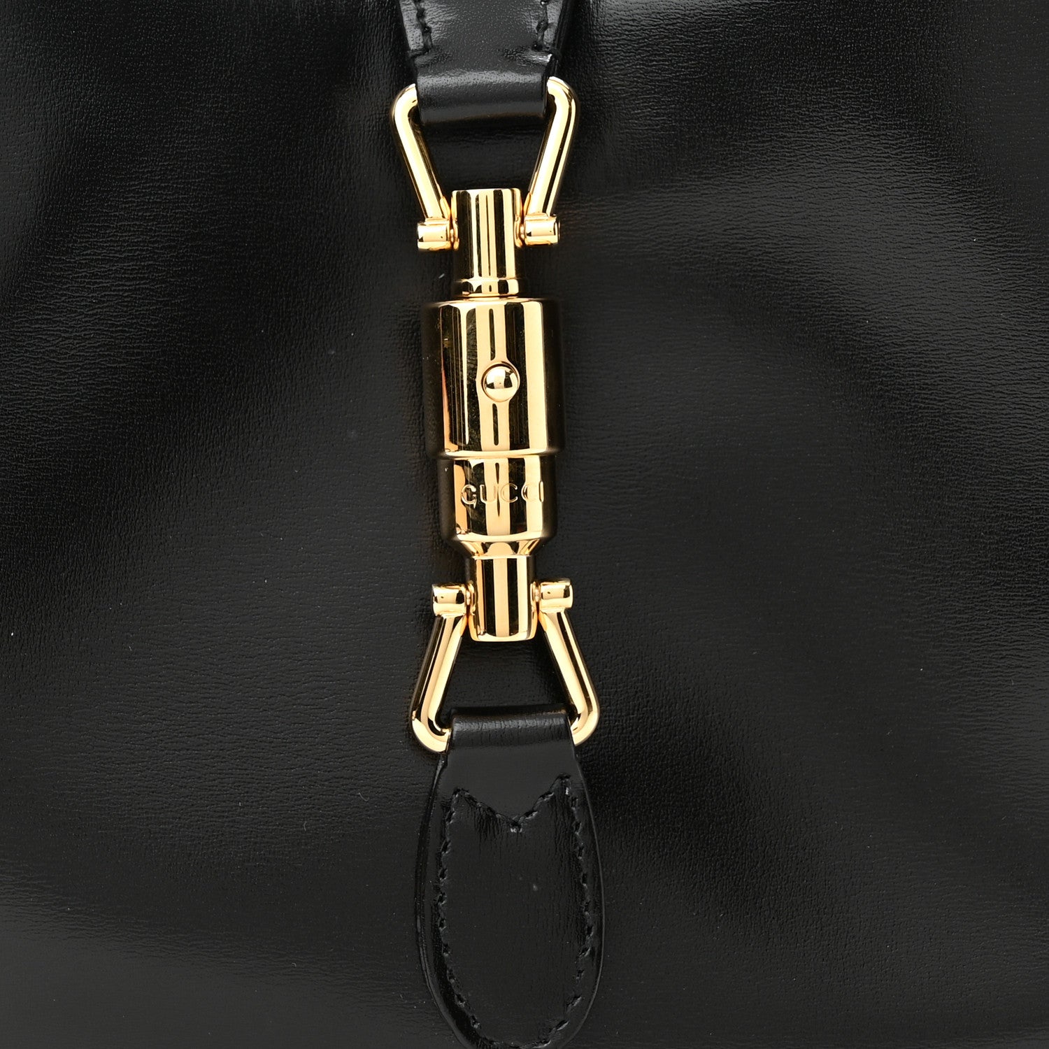 Gucci Boarded Dyana Lux Calfskin Small Jackie 1961 Hobo Black 8 of 10