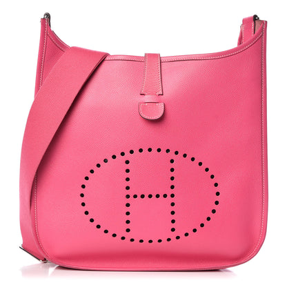 Hermes Epsom Evelyne III GM Rose Tyrien 1 of 15