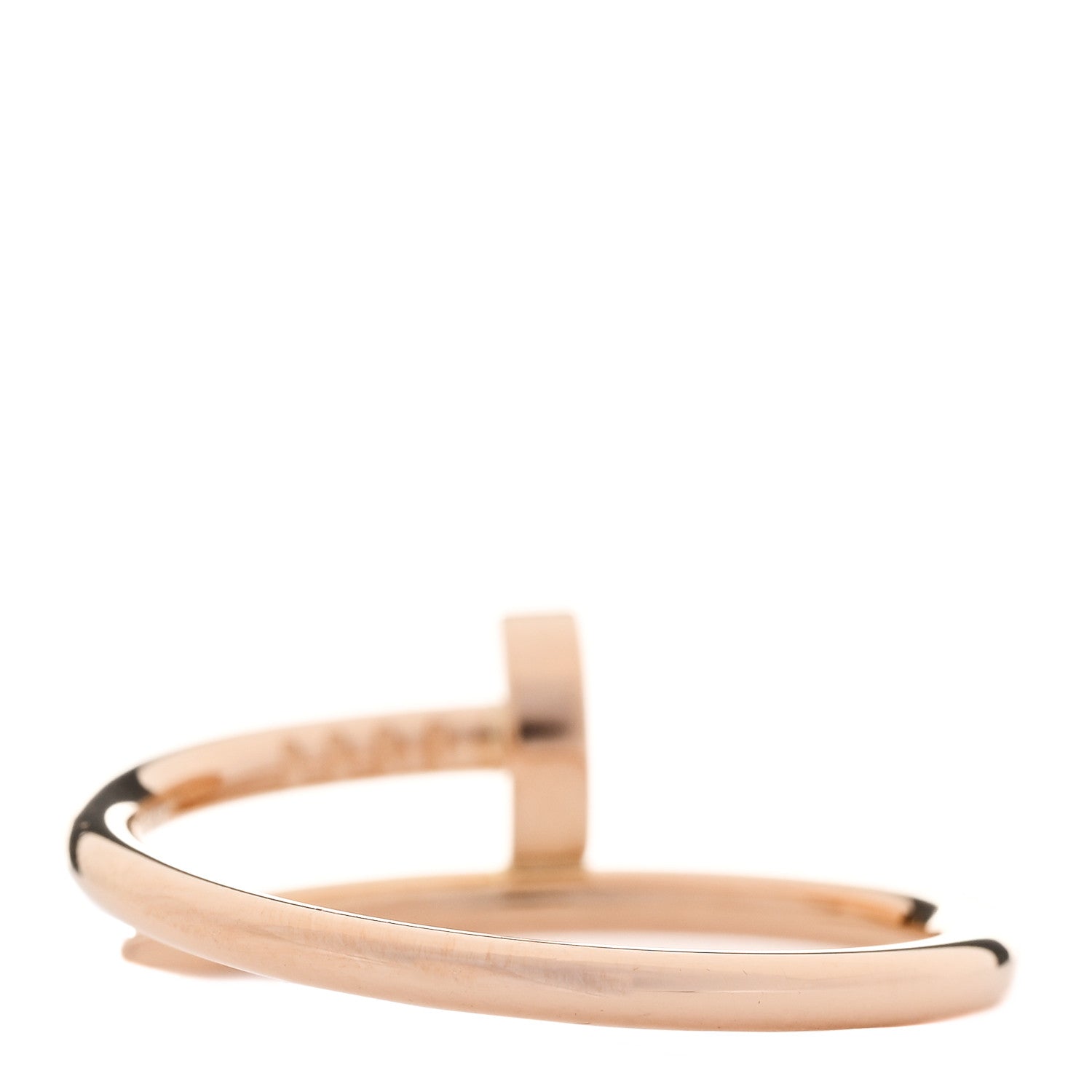 Cartier 18K Pink Gold Small Juste Un Clou Ring 54 7 3 of 6