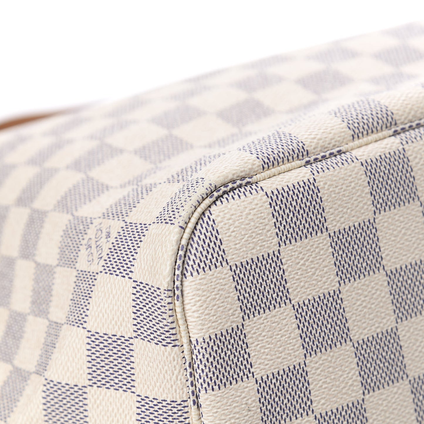 Damier Azur Neo Neverfull MM Rose Ballerine
