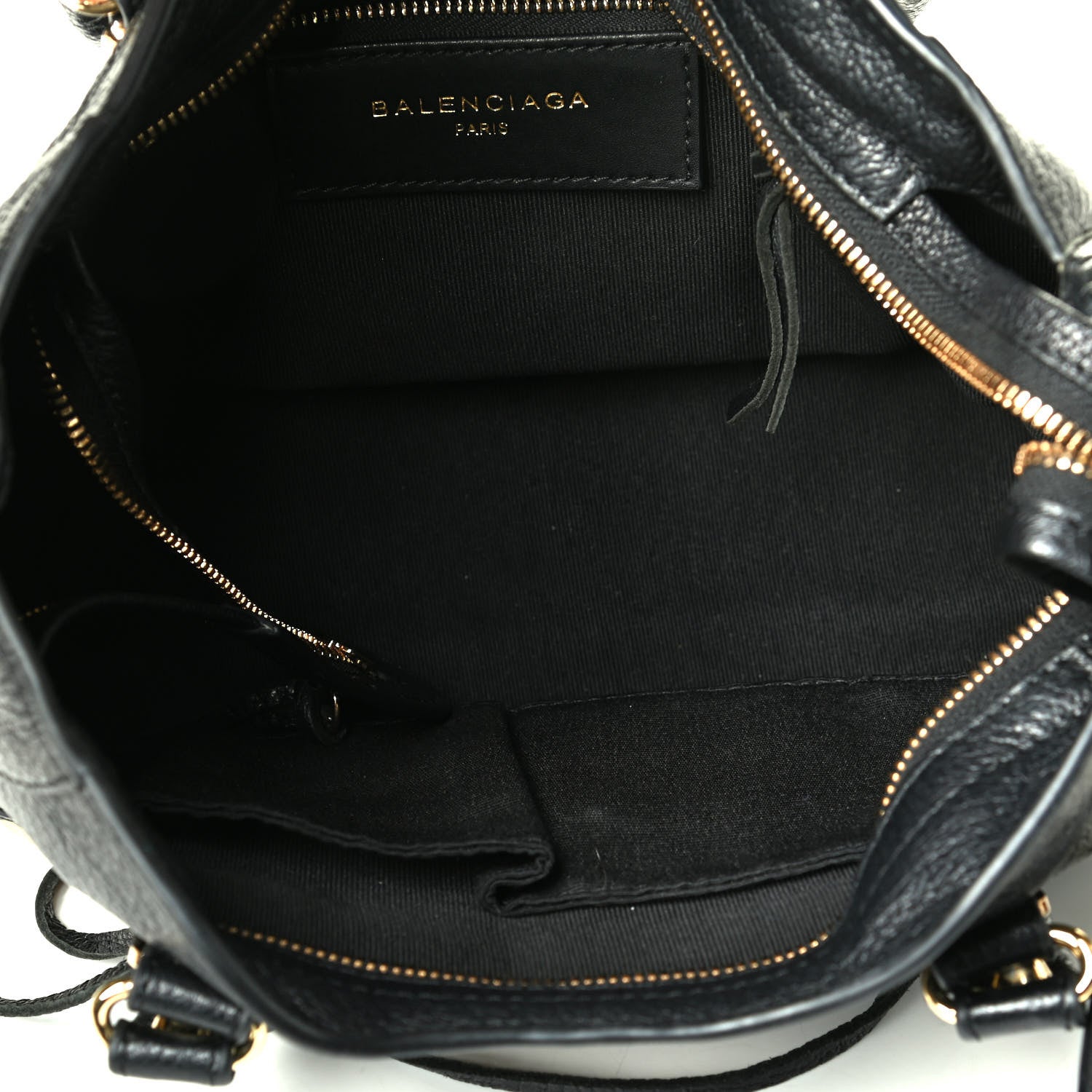 Balenciaga Chevre Gold Metallic Edge Hardware S City Black 4 of 7