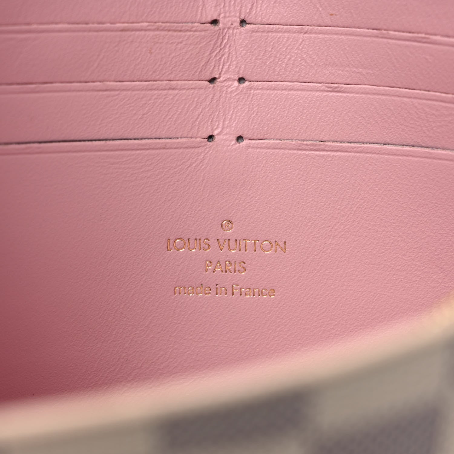 Louis Vuitton Damier Azur Croisette Chain Wallet Rose Ballerine 6 of 11