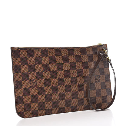 Louis Vuitton Damier Ebene Neverfull MM GM Pochette 3 of 8
