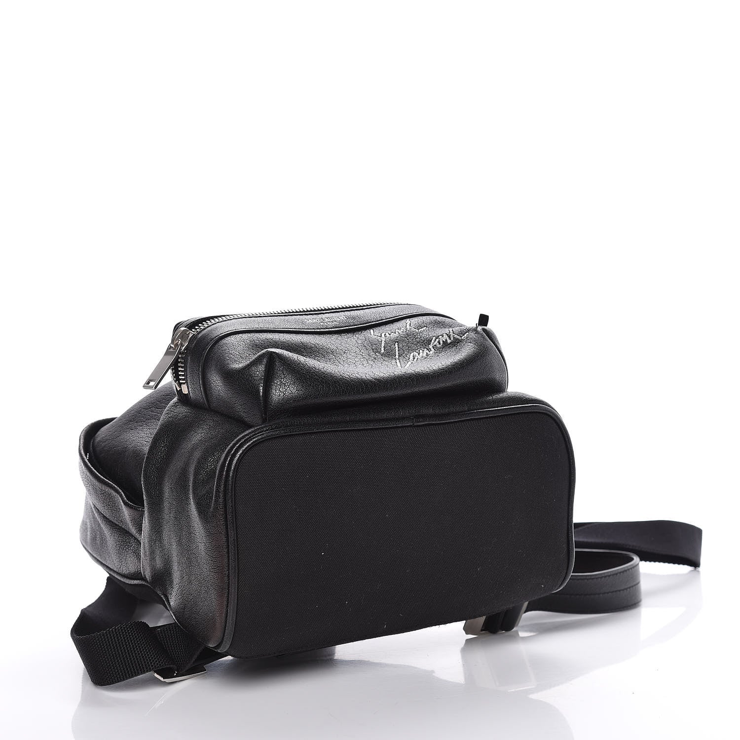 Saint Laurent Lambskin Mini Toy City Backpack Black 4 of 13