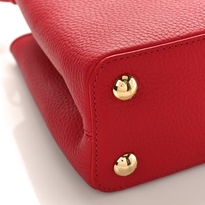 Louis Vuitton Taurillon Capucines BB Scarlet Red 7 of 8