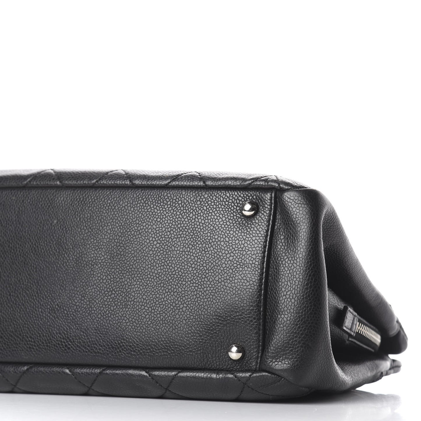 Caviar Quilted Timeless CC Soft Tote Black