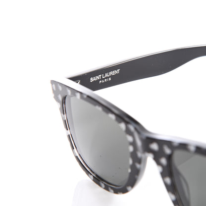 Saint Laurent Square Heart Sunglasses SL51 Black 6 of 8