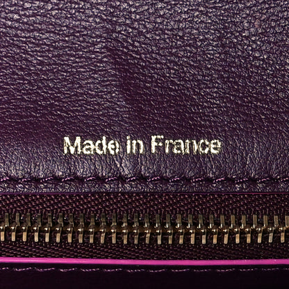 Delvaux Calfskin Tempete Pochette Burgundy 7 of 10