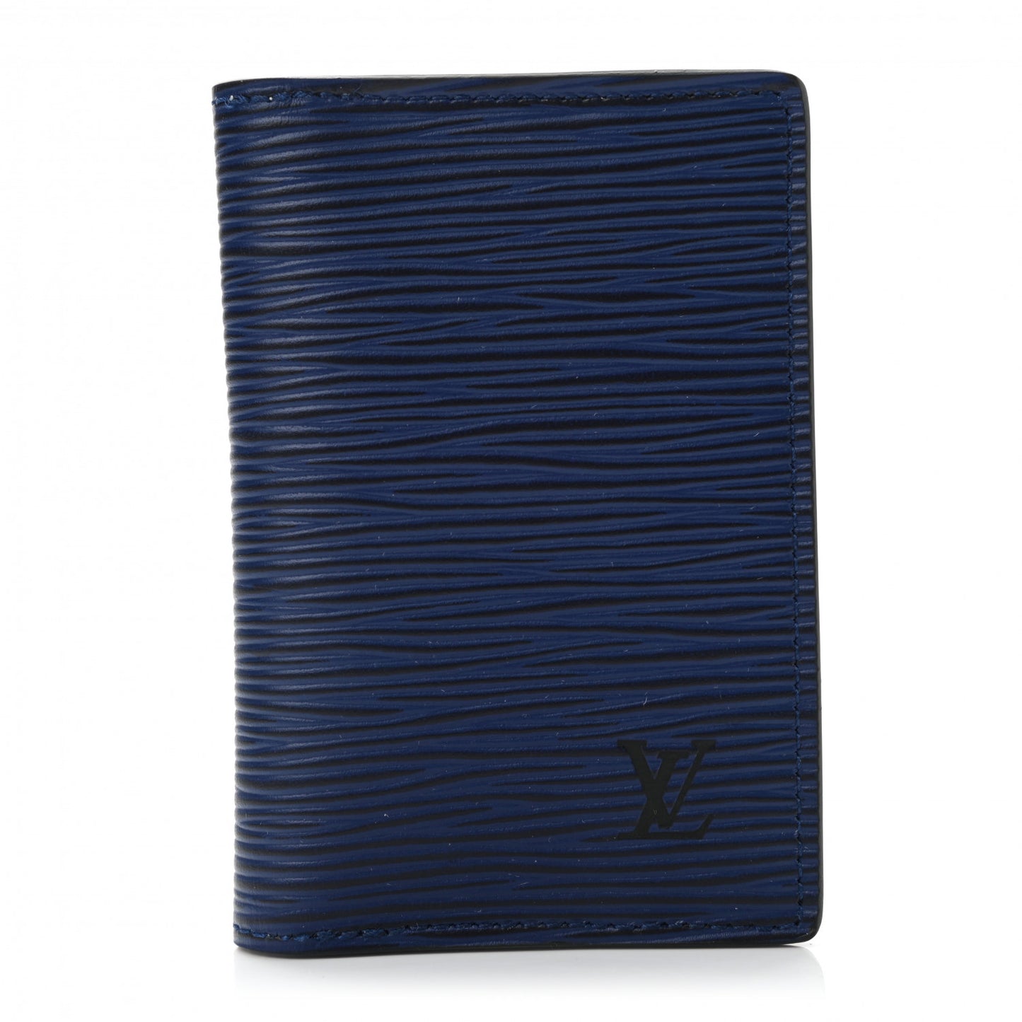 Epi Monogram Eclipse Pocket Organizer Blue Black Grey