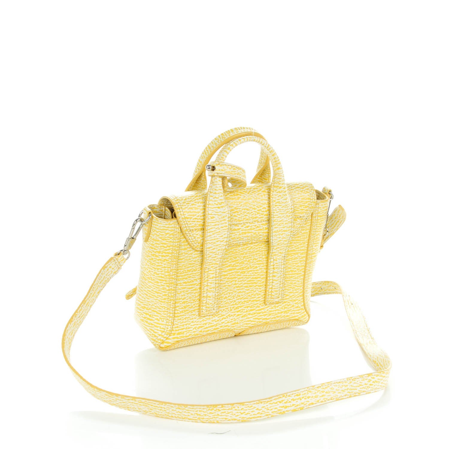 3.1 Phillip Lim 3.1 Textured Calfskin Mini Pashli Satchel Mimosa Ivory 3 of 8