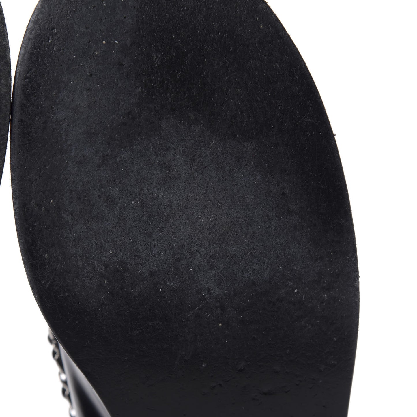 Calfskin Chain Mocassin Loafers 39 Black
