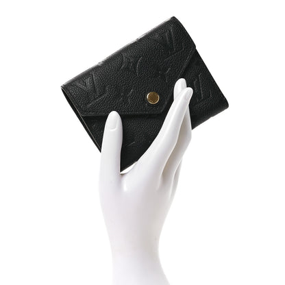 Louis Vuitton Empreinte Victorine Wallet Black 2 of 6
