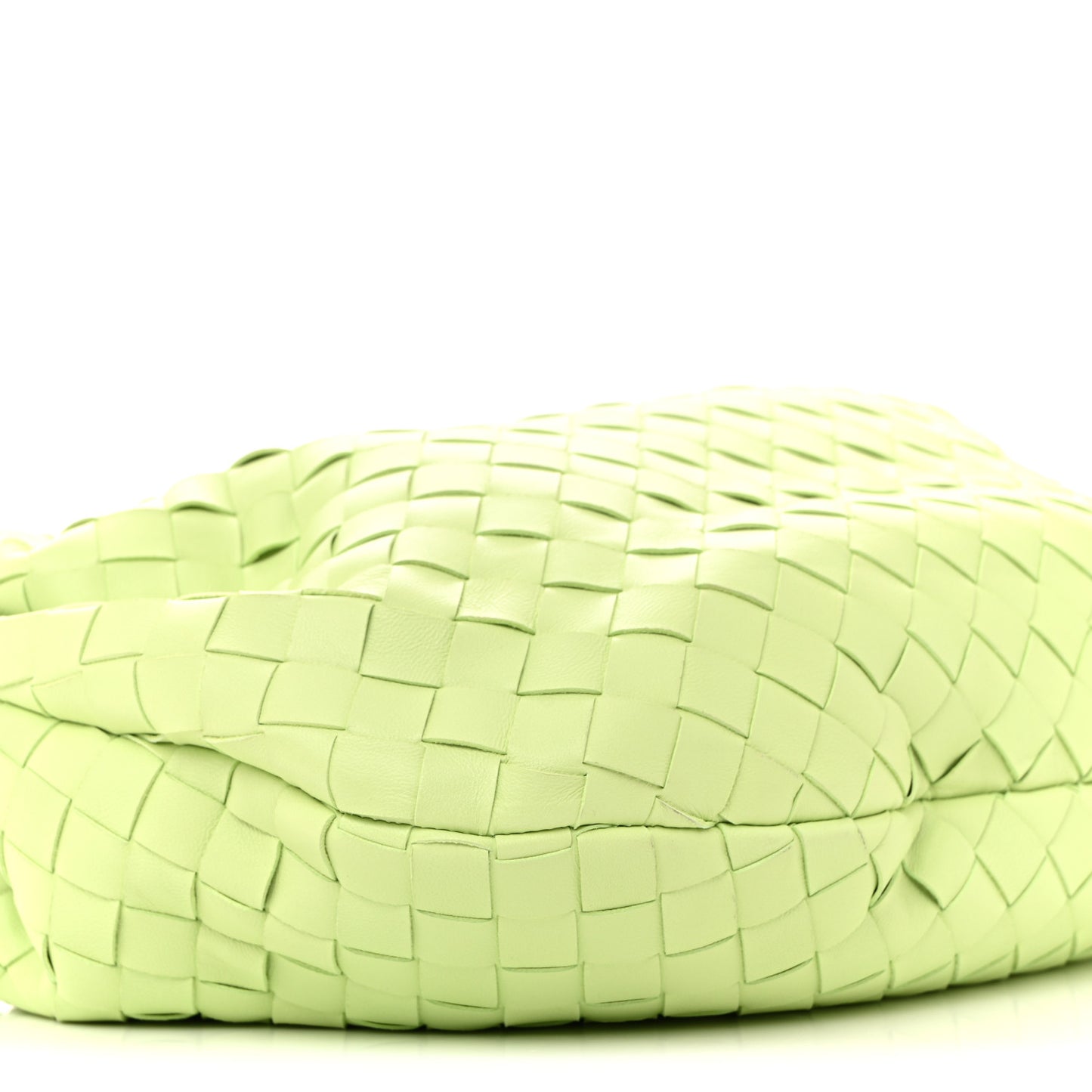 Nappa Intrecciato Teen Jodie Hobo Pistachio
