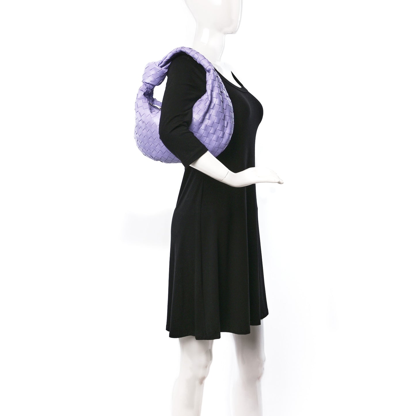 Nappa Intrecciato Teen Jodie Hobo Wisteria