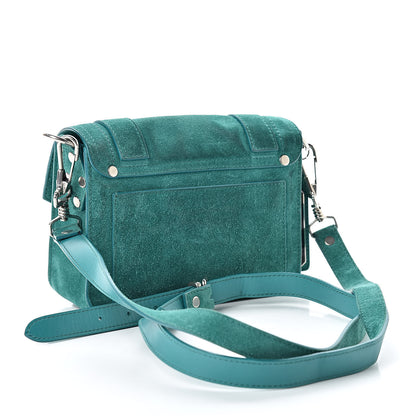 Proenza Schouler Suede PS1 Pouch Messenger Bag Malachite 3 of 11