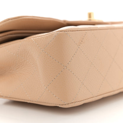 Chanel Caviar Quilted Small Double Flap Beige 9 of 13