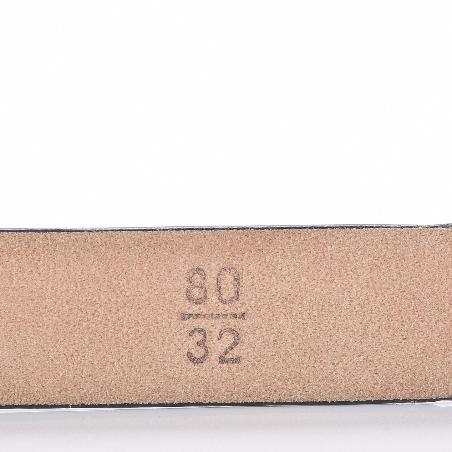 Caviar CC Logo Skinny Belt Black 80 32