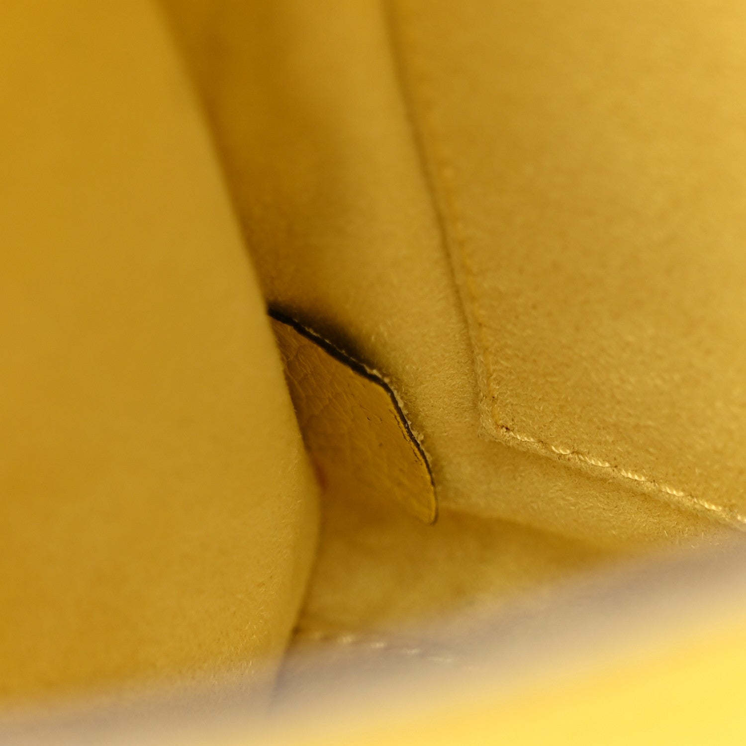Celine Drummed Calfskin Nano Luggage Citron 7 of 13