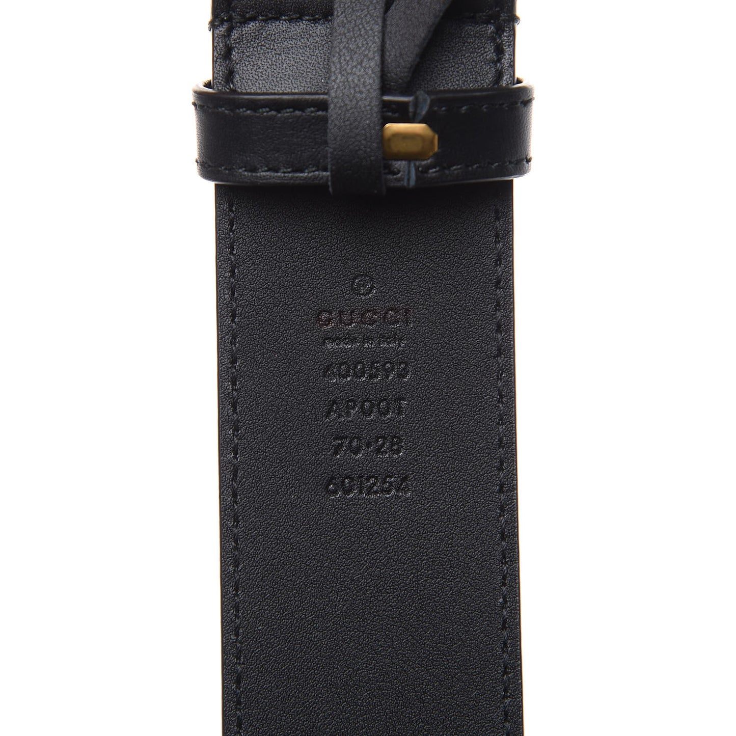 Calfskin Double G 40mm Belt 70 28 Black