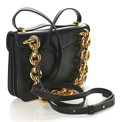 Bottega Veneta Calfskin Mount Envelope Bag Black 2 of 10