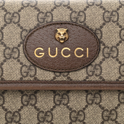 Gucci GG Supreme Monogram Neo Vintage Web Belt Bag Brown 8 of 15